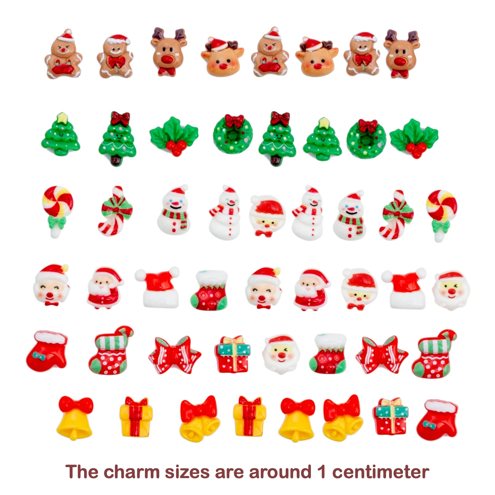 Christmas Decoden Cream & 50 Mini Charms Set