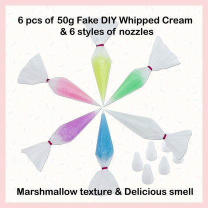 Glitter Mini Decoden Cream set
