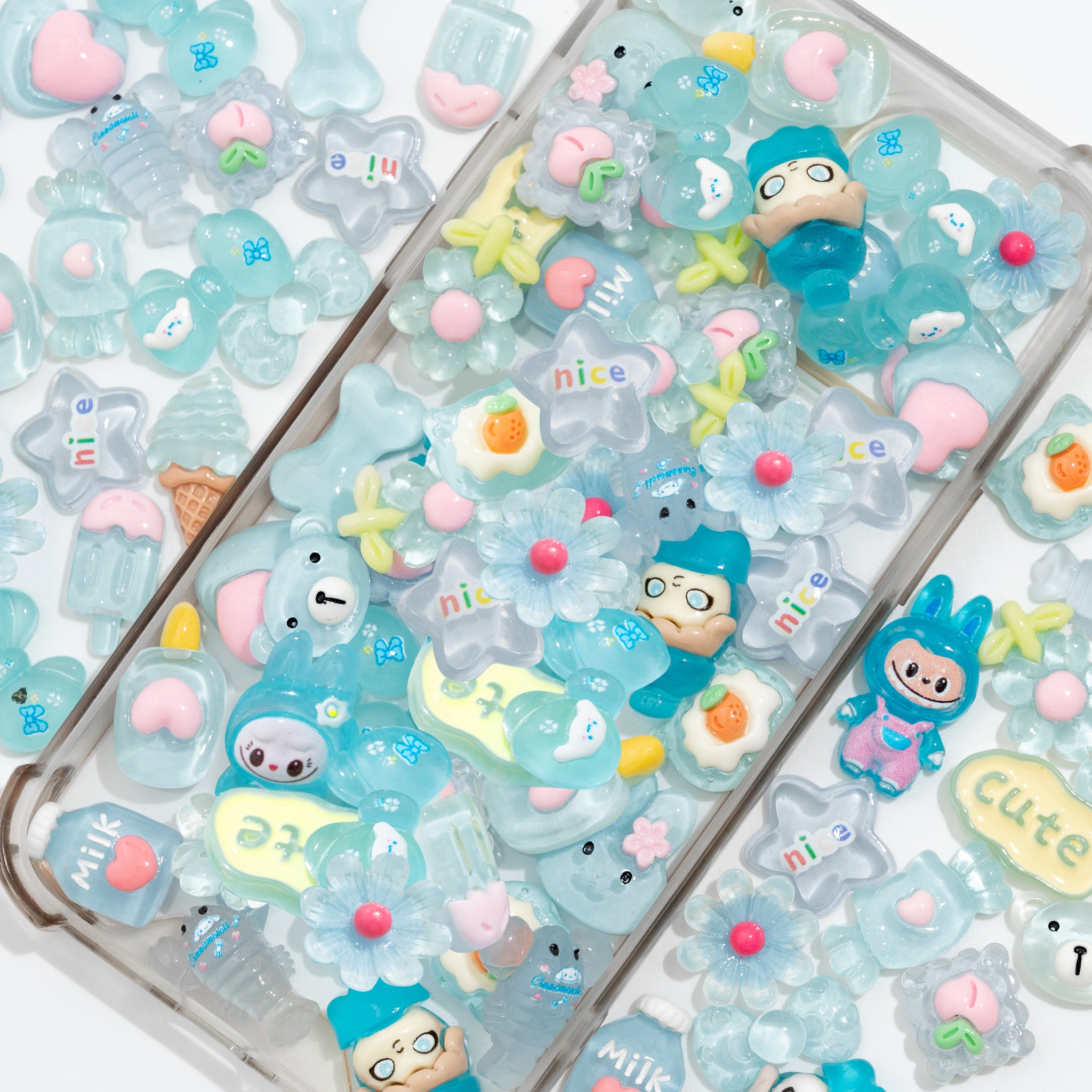 Bulk 100PCS Mixed Decoden Resin Charms