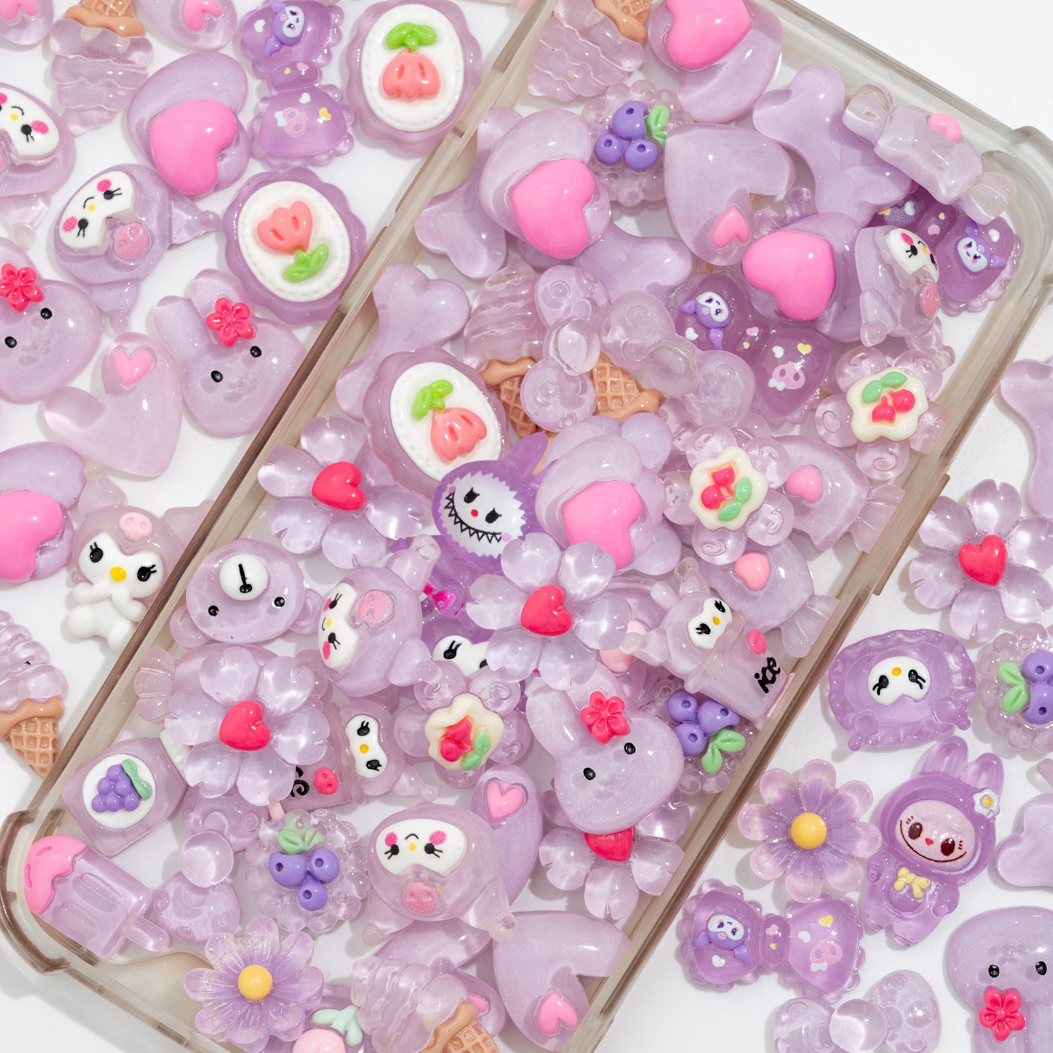 Bulk 100PCS Mixed Decoden Resin Charms