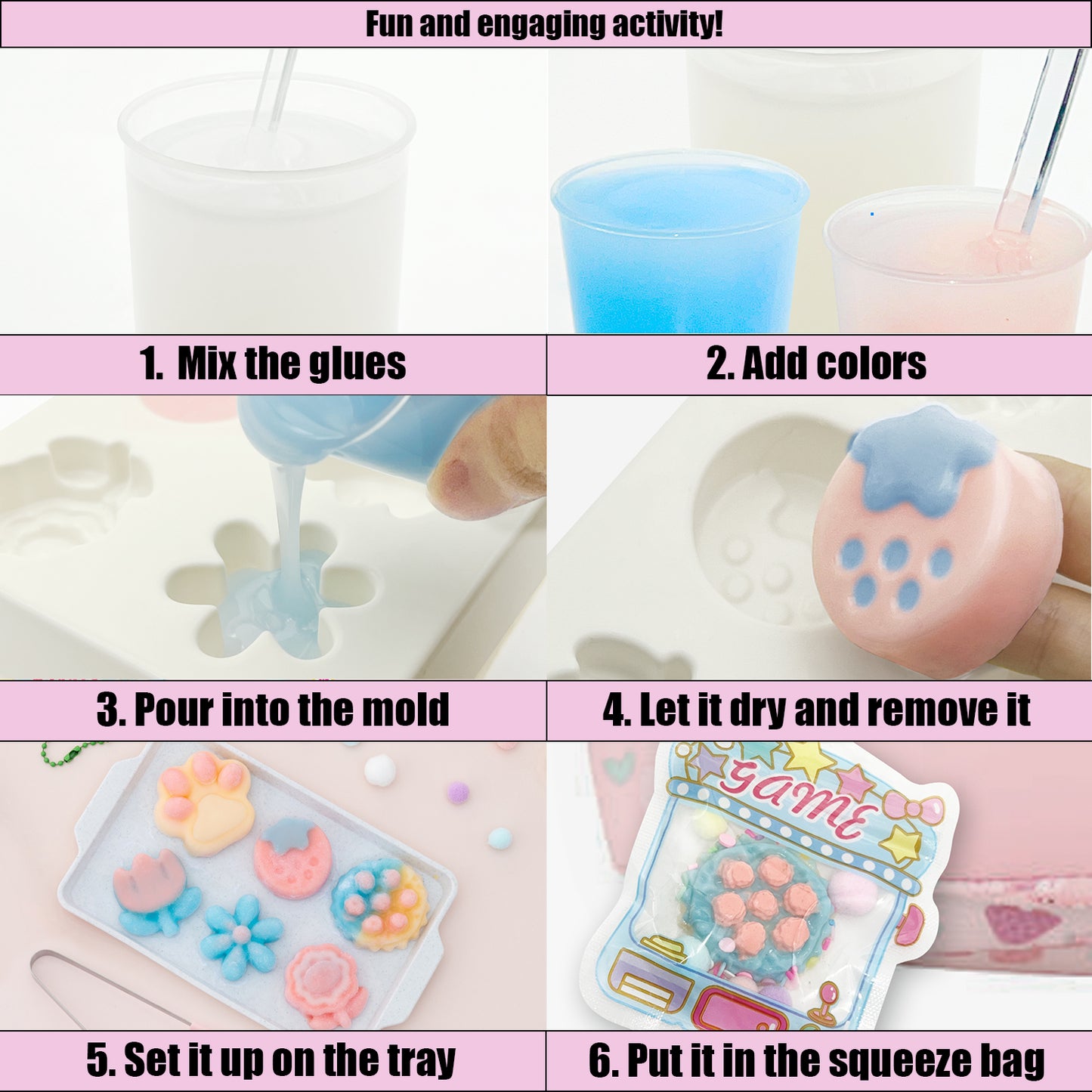 Squishy Making Kit (Sweets Set)