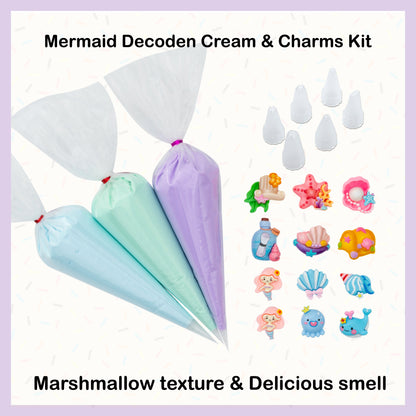 Mermaid Decoden Cream & Charms Kit