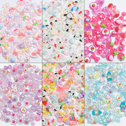 Bulk 100PCS Mixed Decoden Resin Charms