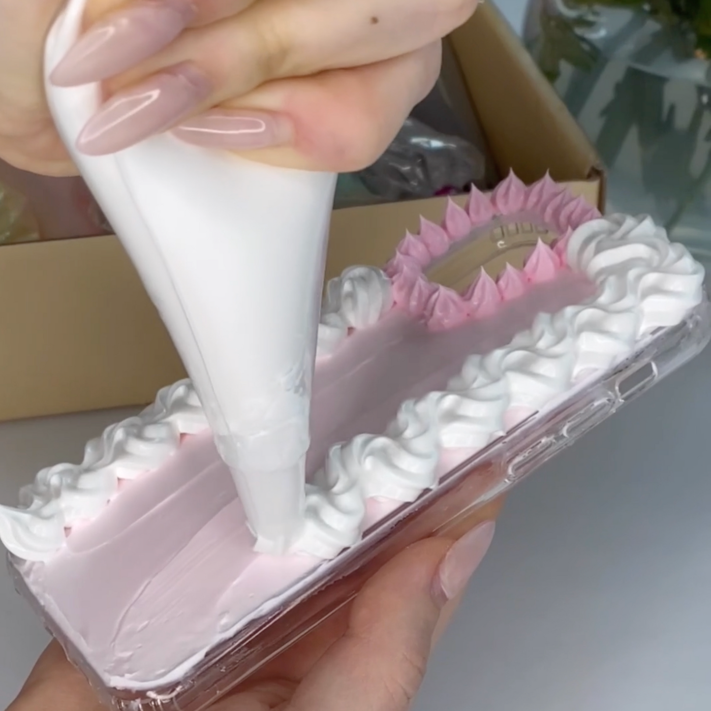 Decoden Cream Large 9 Pcs Premium Texture Fake Whipped Cream Glue, Decoden Kit, Fake Icing Frosting Whipped Clay With Pi Decoden Cream Large 9 Pcs Premium Texture Fake Whipped Cream Glue, Decoden Kit, Fake Icing Frosting Whipped Clay With Pi