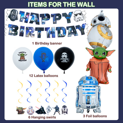 Star Wars Birthday Party Decorations Set