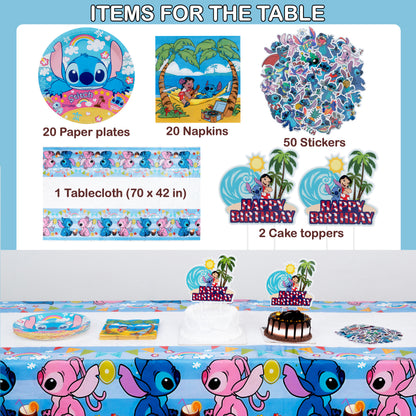 Lilo & Stitch Birthday Party Decorations Set