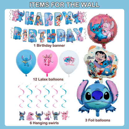 Lilo & Stitch Birthday Party Decorations Set