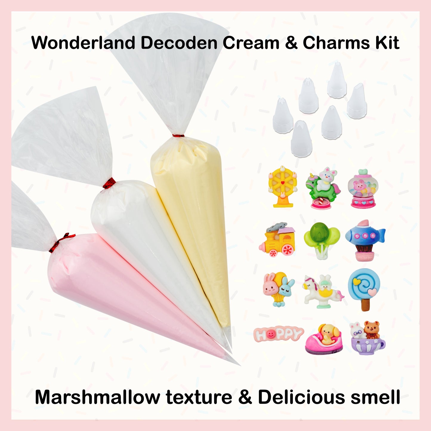 Wonderland Decoden Cream & Charms Kit