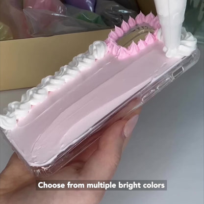 White & Pinks Decoden Cream Set