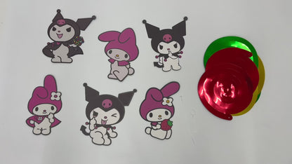 Kuromi & My Melody Birthday Party Decorations Set